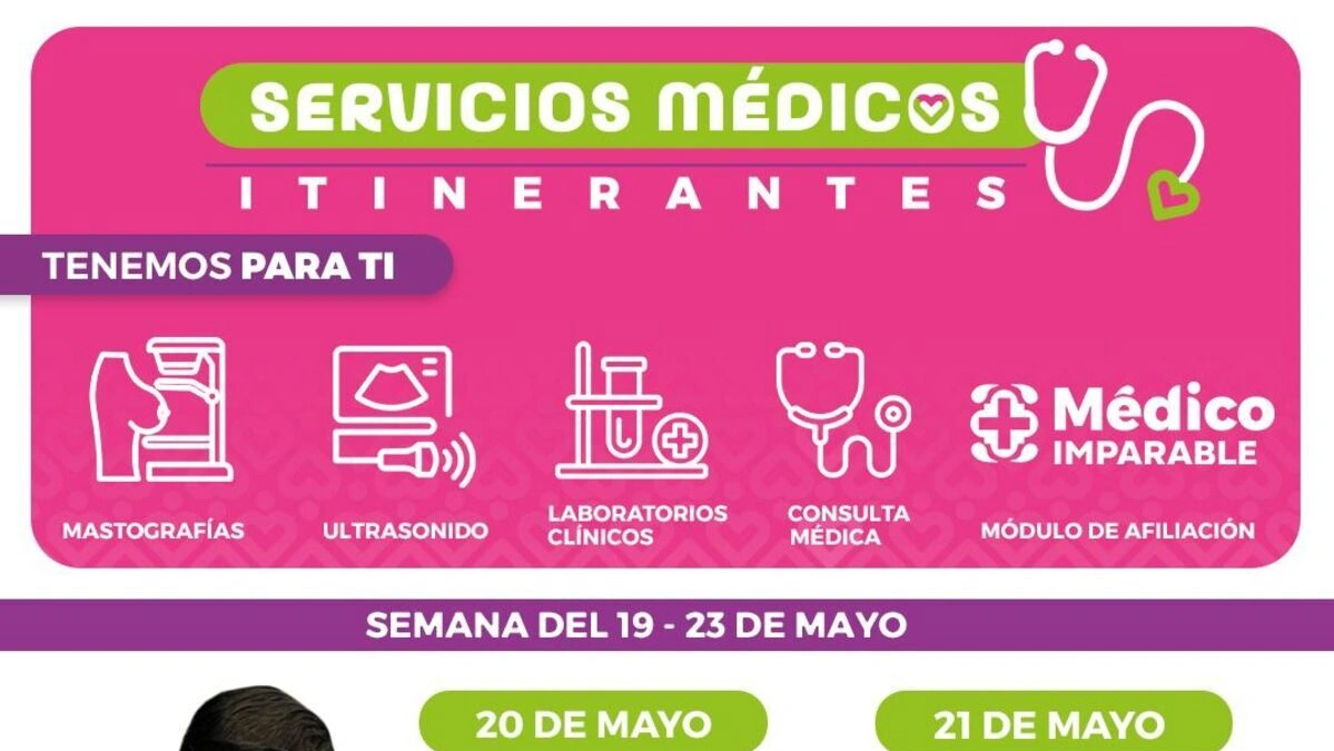 Pie de foto 012. SERVICIOS MÉDICOS ITINERANTES DEL SMDIF VISITARÁN TECOLA, CANOA Y XONACATEPEC