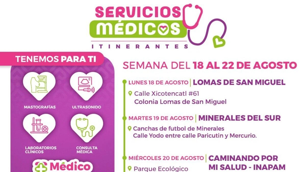 Pie de foto 028. PROGRAMA "SERVICIOS MÉDICOS ITINERANTES” DEL SMDIF VISITARÁ EL SUR DE LA CIUDAD