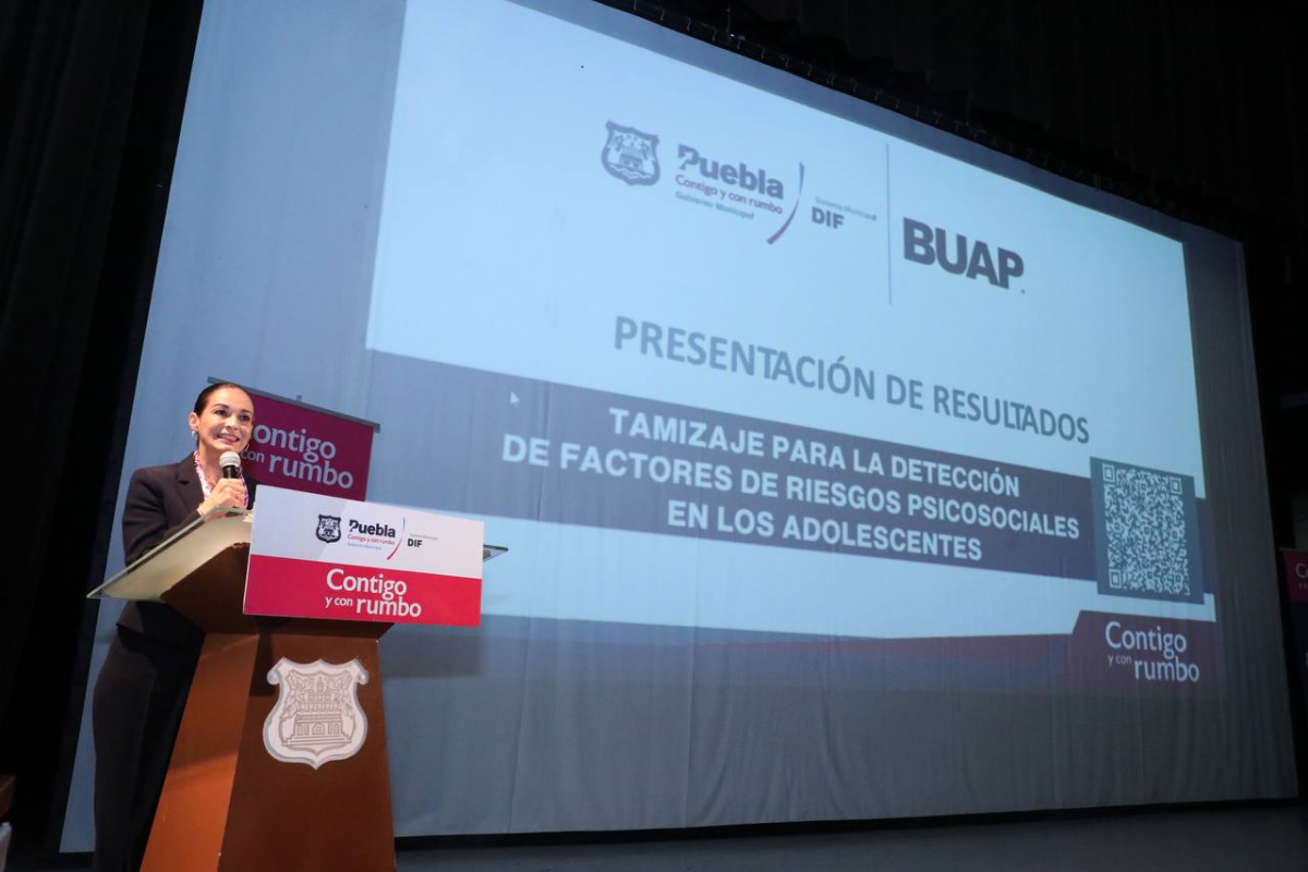 PRESENTAN AYUNTAMIENTO DE PUEBLA Y BUAP TAMIZAJE DE RIESGOS PSICOSOCIALES EN ADOLESCENTES