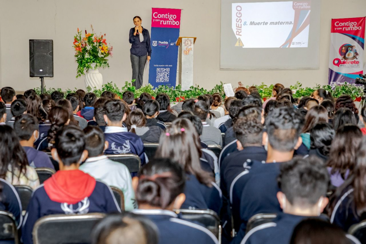 SMDIF ENCABEZA ESTRATEGIA DE SALUD MENTAL “QUIÉRETE” PARA PREVENIR EL EMBARAZO ADOLESCENTE EN PUEBLA